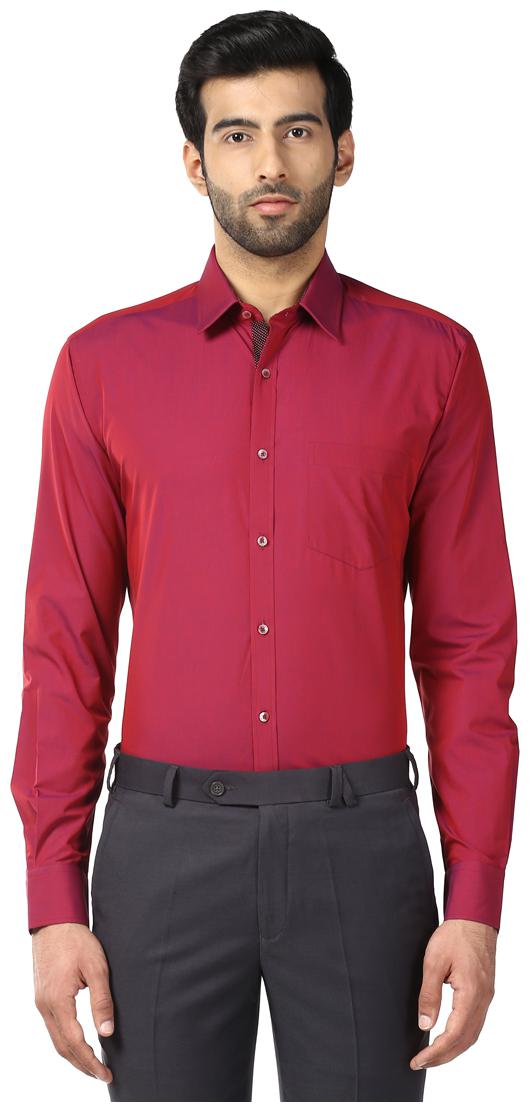 

Park Avenue Men Slim fit Formal Shirt - Maroon