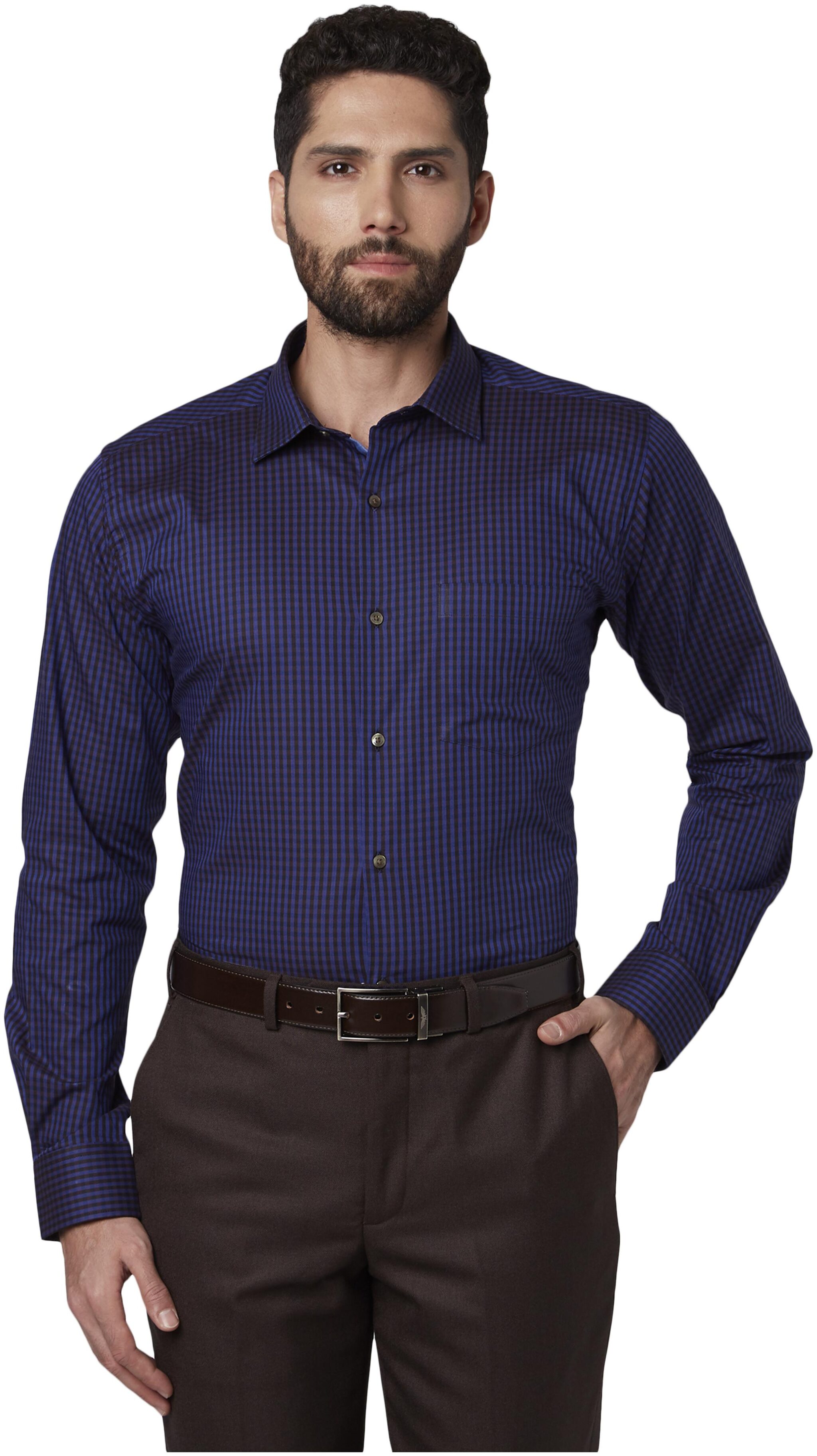 

Park Avenue Men Slim fit Formal Shirt - Blue