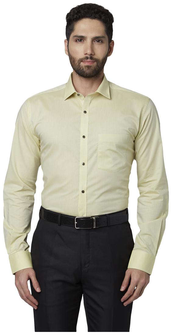 

Park Avenue Men Slim fit Formal Shirt - Yellow