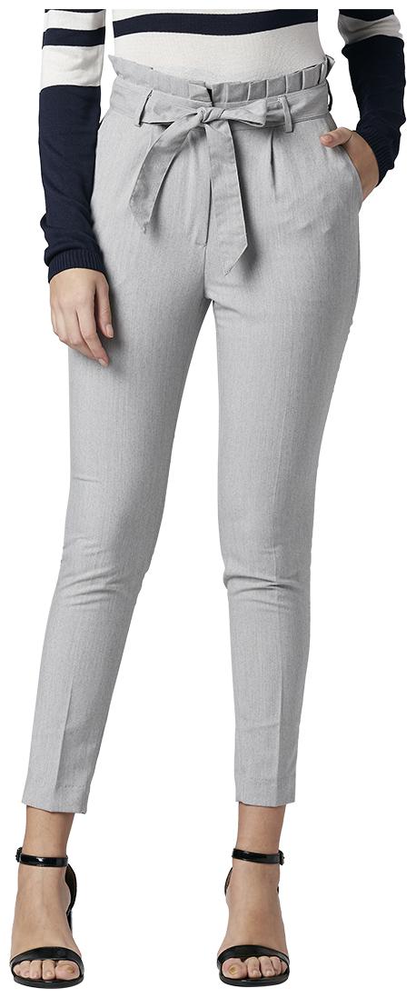 

Park Avenue Women Grey Regular fit Regular trousers