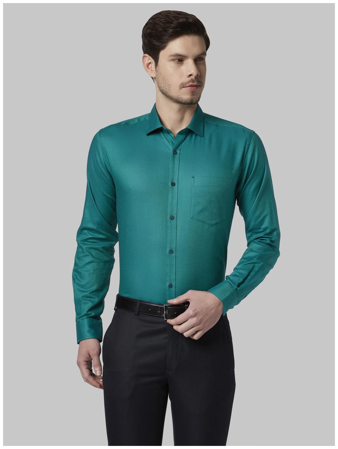 

Park Avenue Men Slim fit Formal Shirt - Green