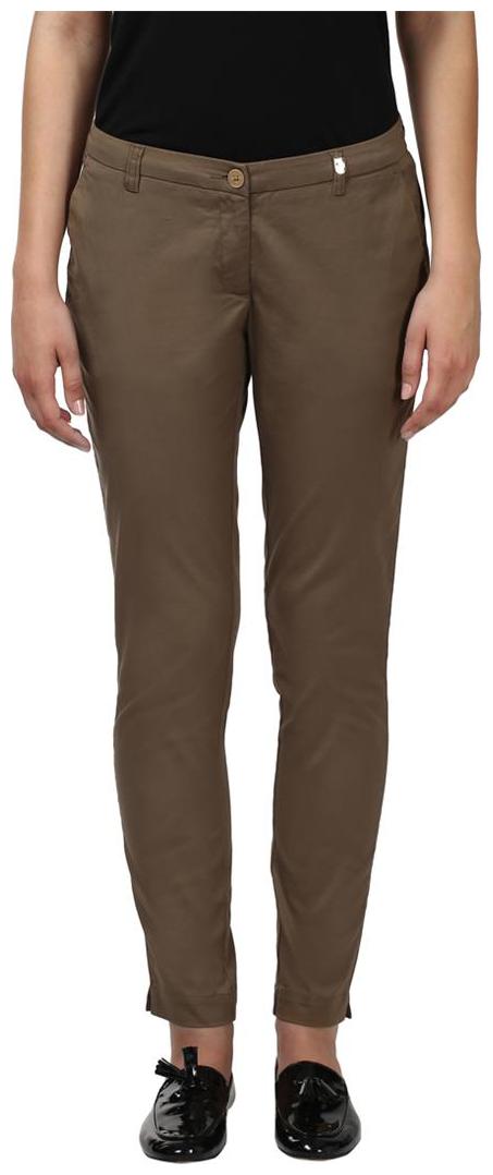 

Park Avenue Women Beige Slim fit Regular trousers
