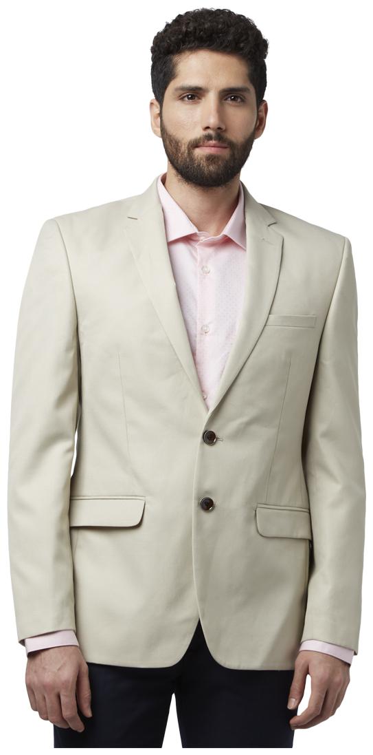 

Park Avenue Men Brown Solid Slim fit Single Breasted Blazer