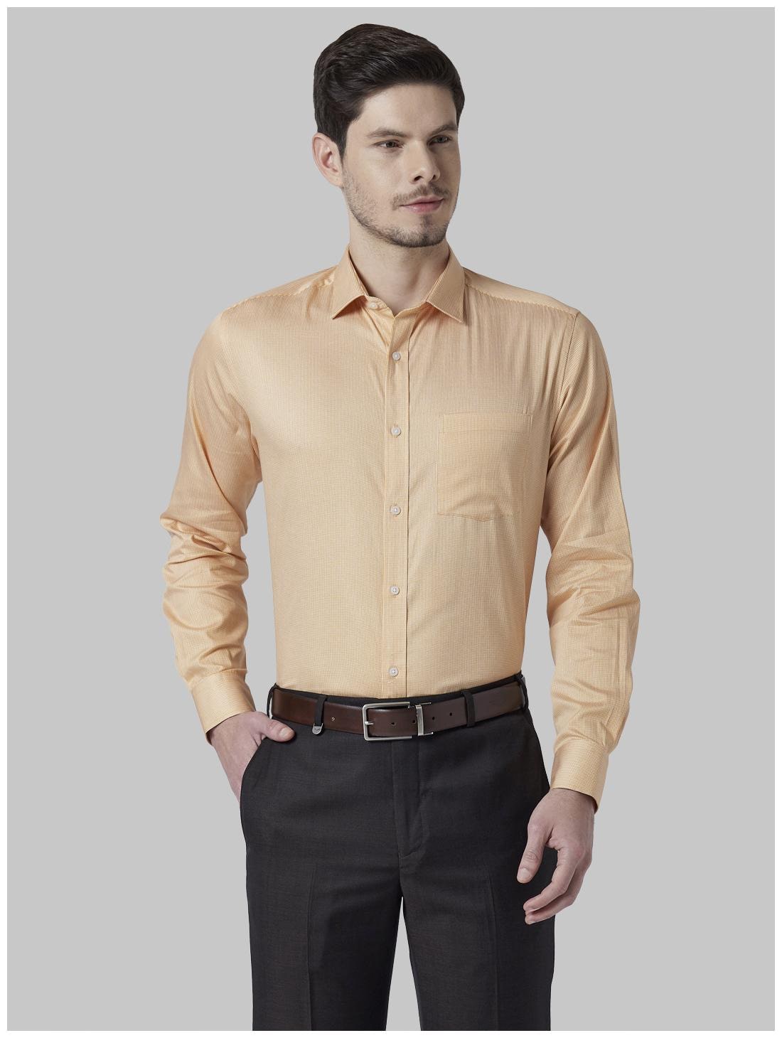 

Park Avenue Men Regular fit Formal Shirt - Yellow
