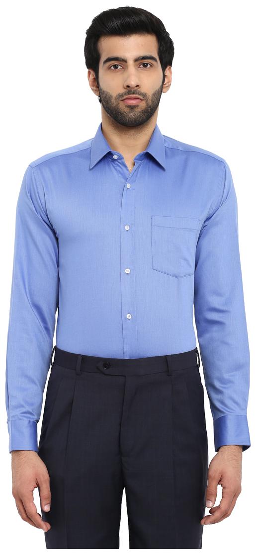 

Park Avenue Men Super slim fit Formal Shirt - Blue