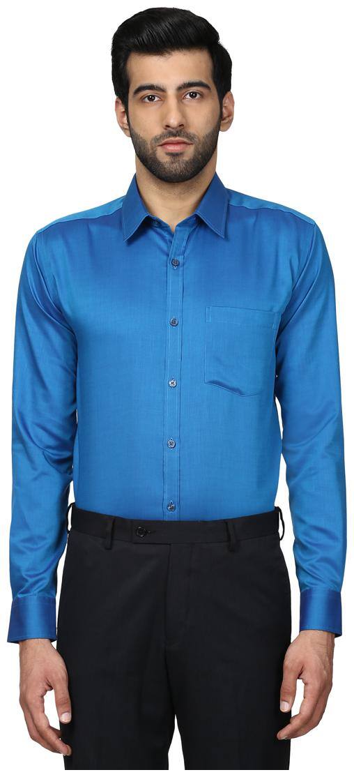 Park Avenue Men Slim fit Formal Shirt - Blue