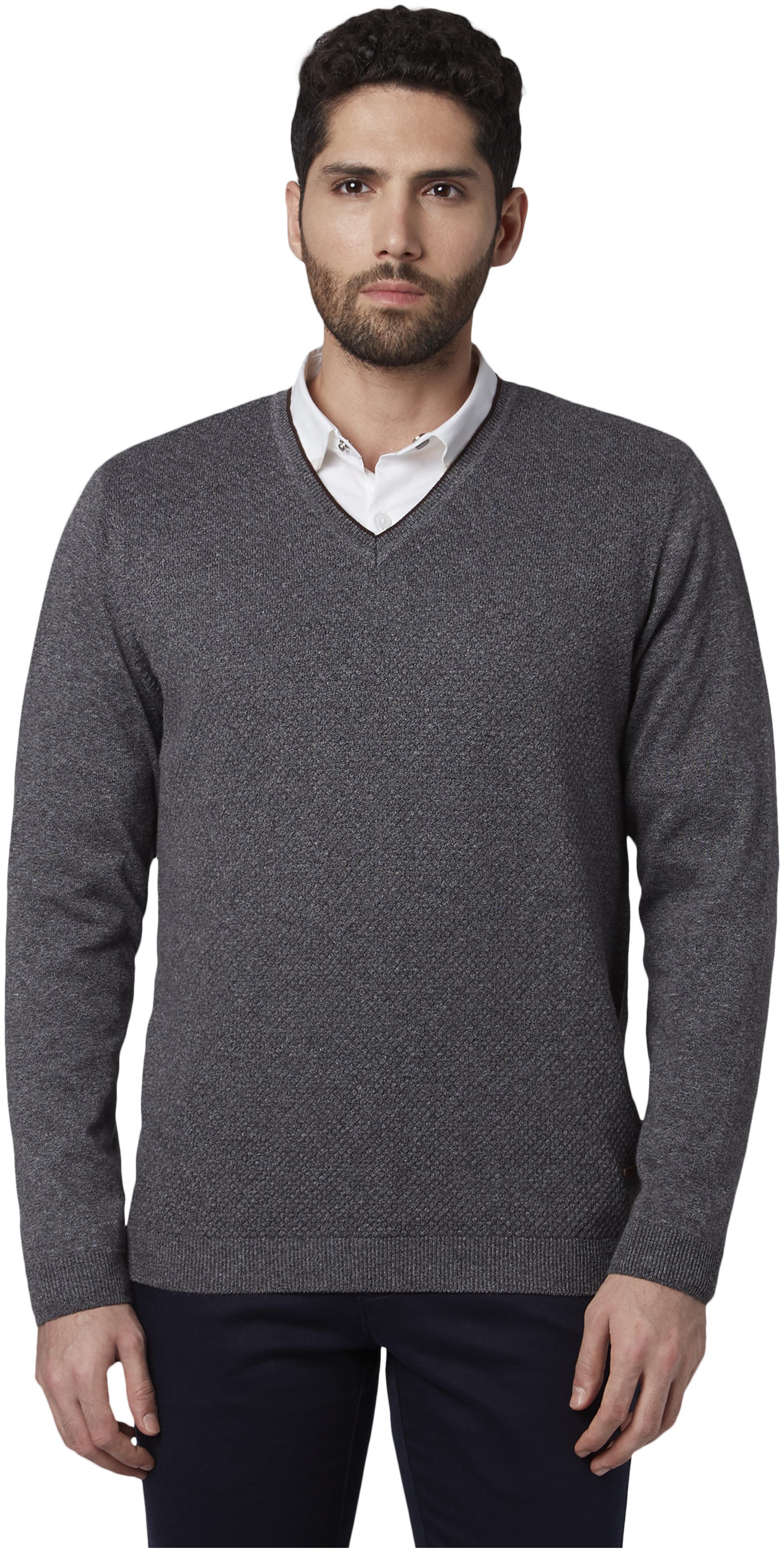 

Park Avenue Men Cotton Pullover Grey color