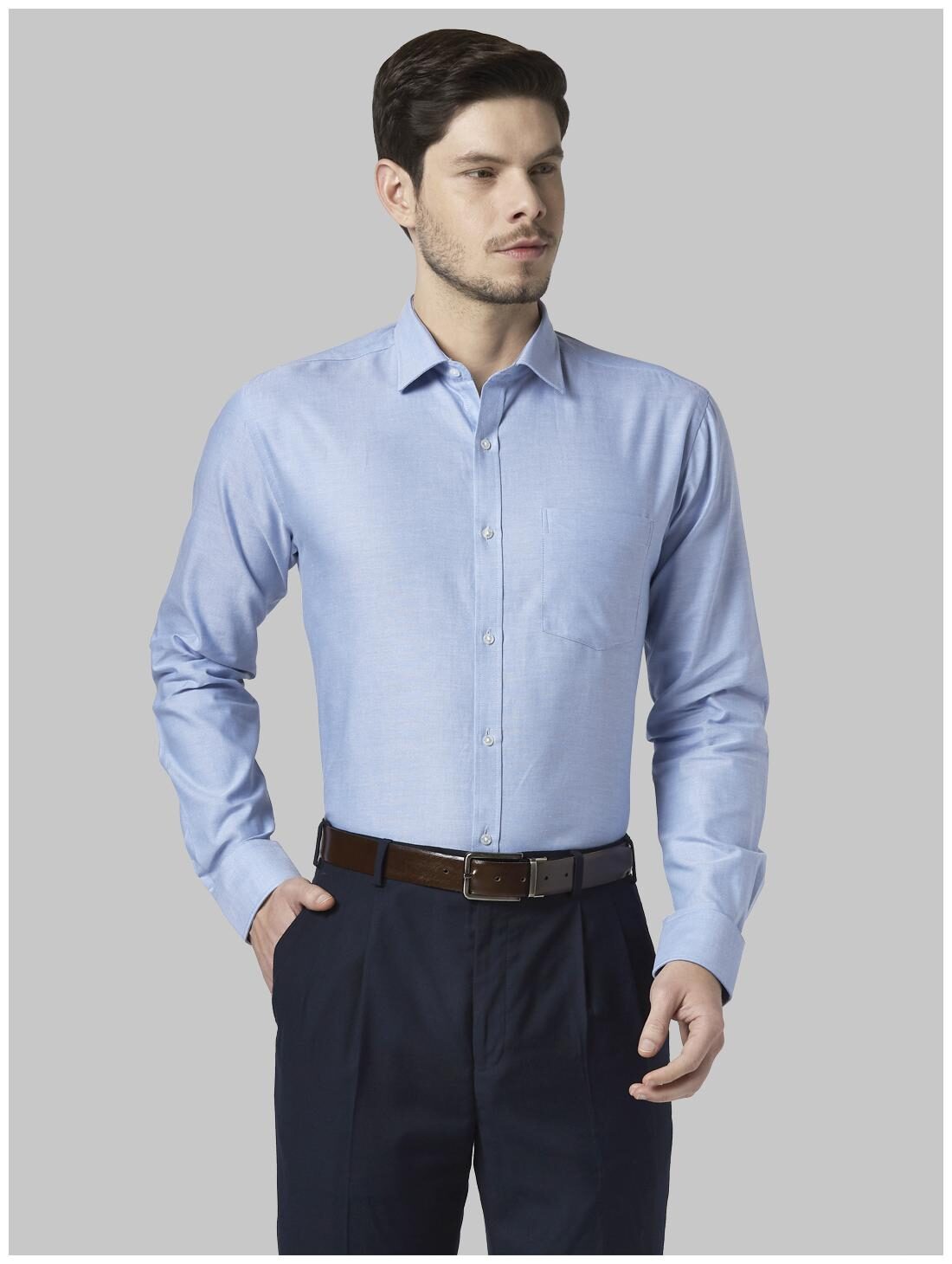 

Park Avenue Men Slim fit Formal Shirt - Blue