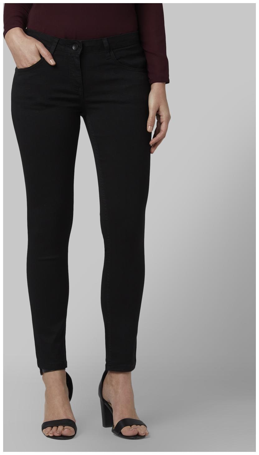 

Park Avenue Women Black Straight fit Jeans