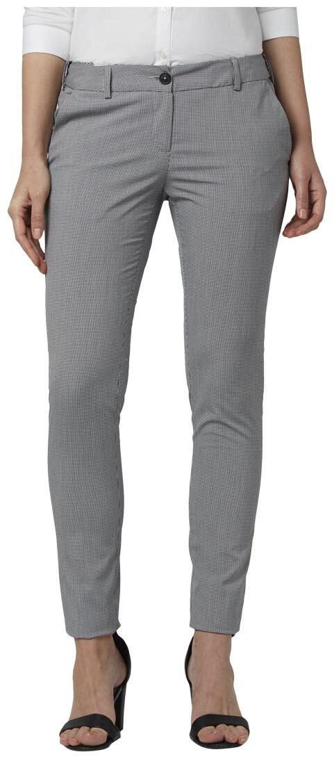 

Park Avenue Women Grey Regular fit Regular trousers