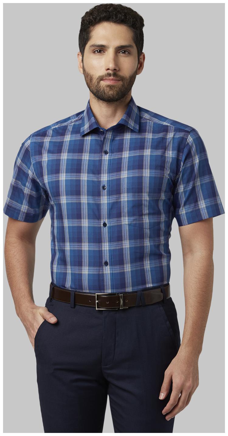 

Park Avenue Men Regular fit Formal Shirt - Blue