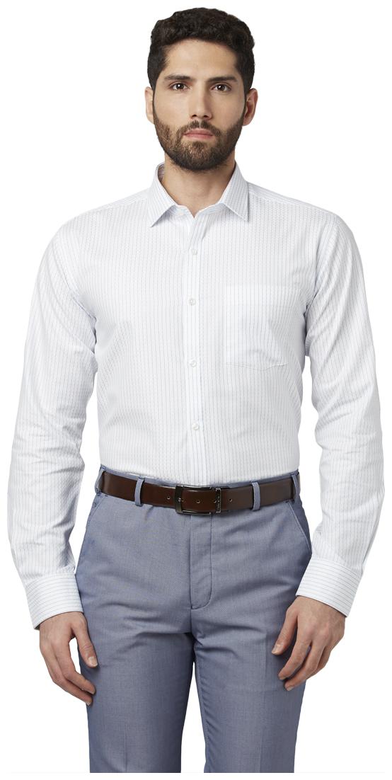

Park Avenue Men Slim fit Formal Shirt - Blue