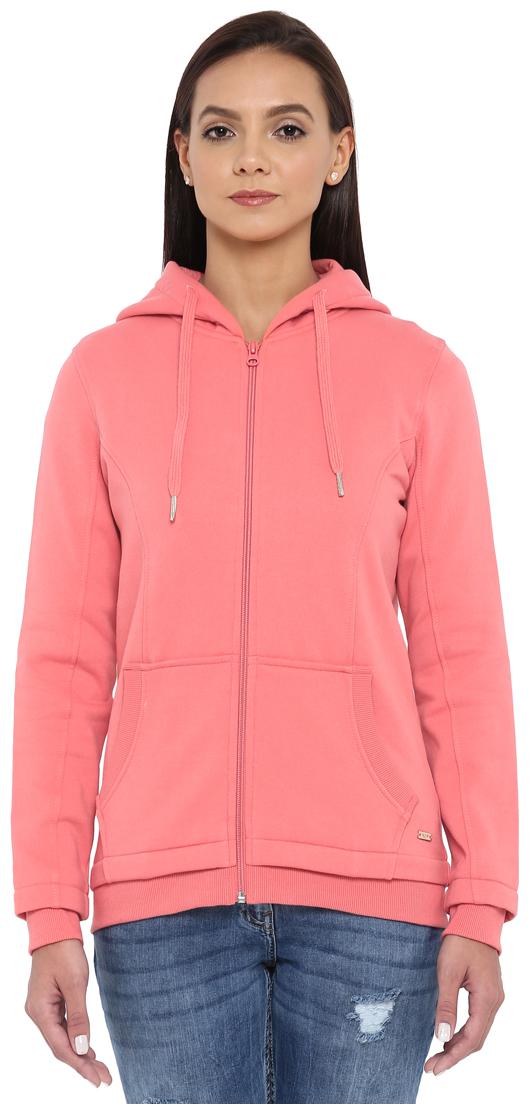 

Park Avenue Women Solid Regular Jacket - Pink