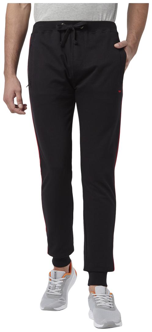 

Park Avenue Men Black Solid Slim fit Track pants