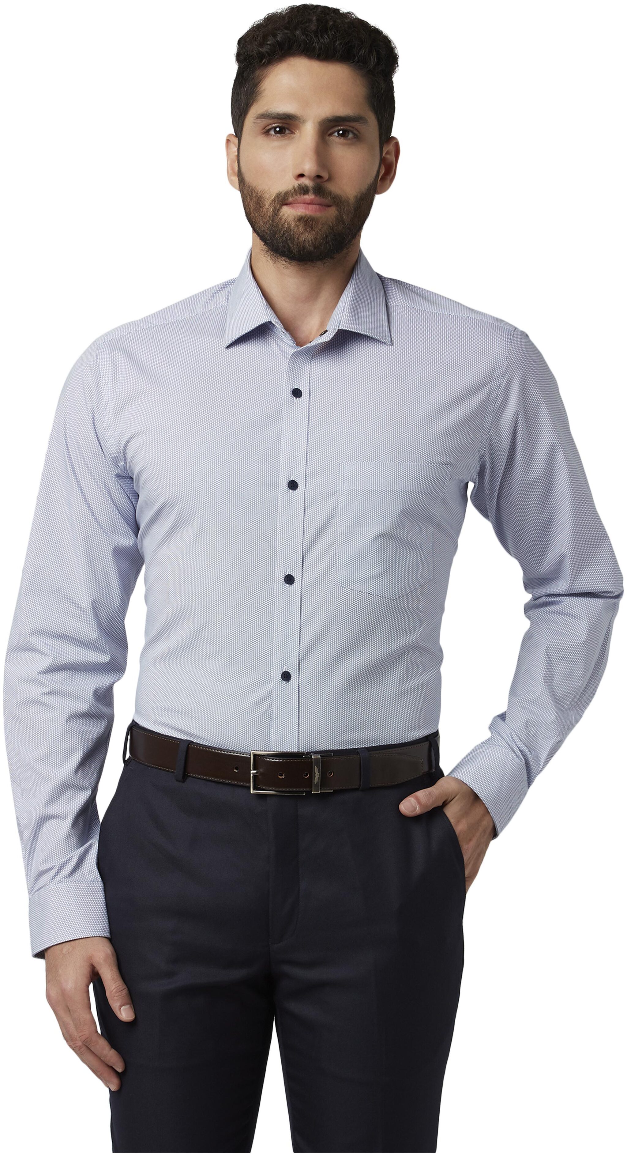 

Park Avenue Men Regular fit Formal Shirt - Grey