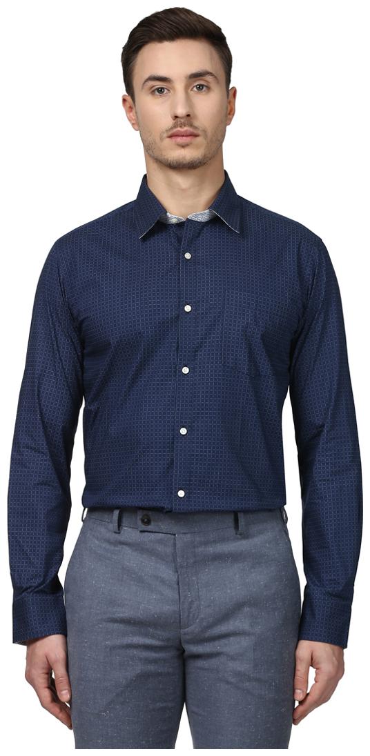 

Park Avenue Men Super slim fit Formal Shirt - Blue