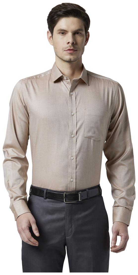 

Park Avenue Men Regular fit Formal Shirt - Beige