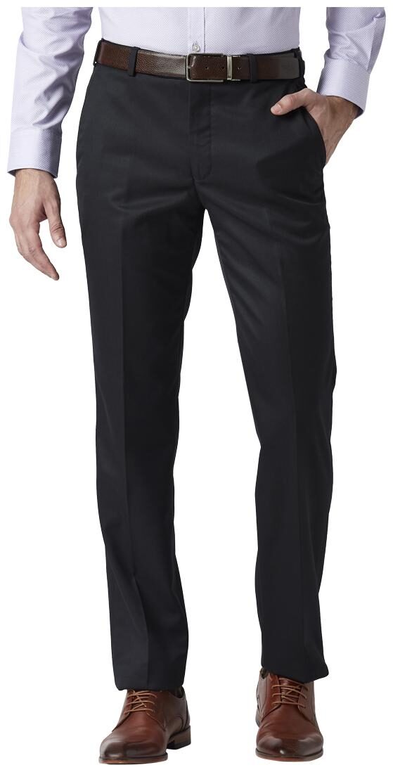 

Park Avenue Men Solid Slim Fit Formal Trouser - Black