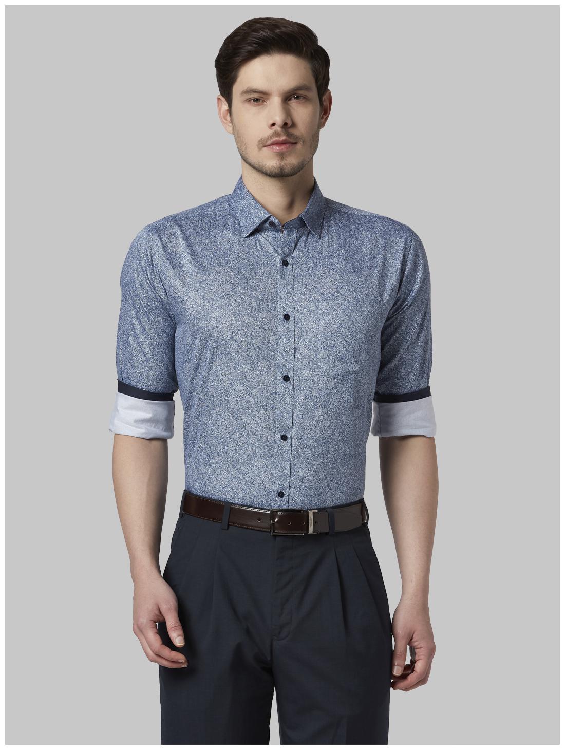 

Park Avenue Men Slim fit Formal Shirt - Blue