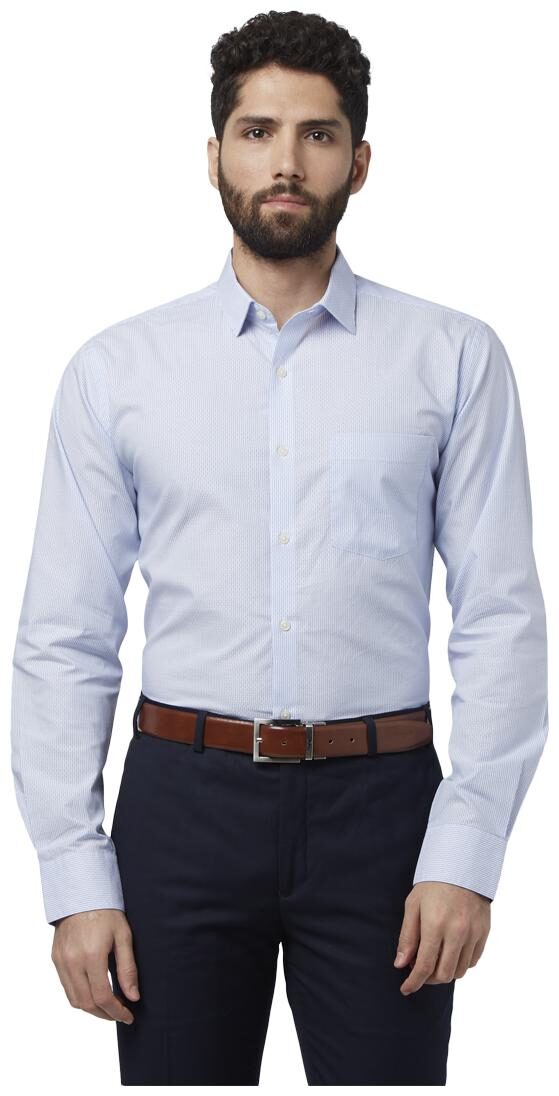 

Park Avenue Men Slim fit Formal Shirt - Blue