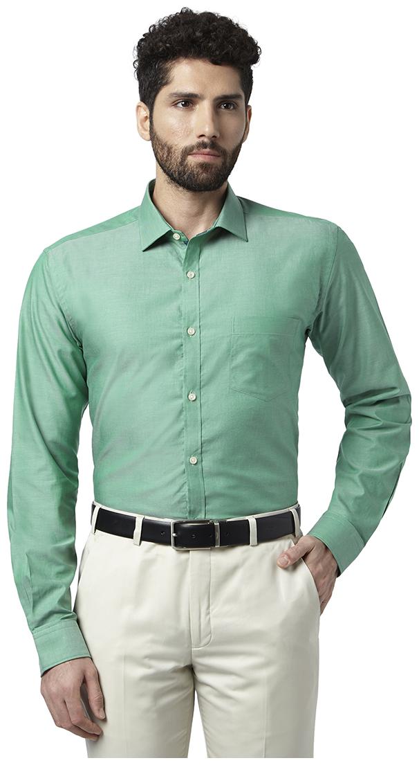 

Park Avenue Men Slim fit Formal Shirt - Green