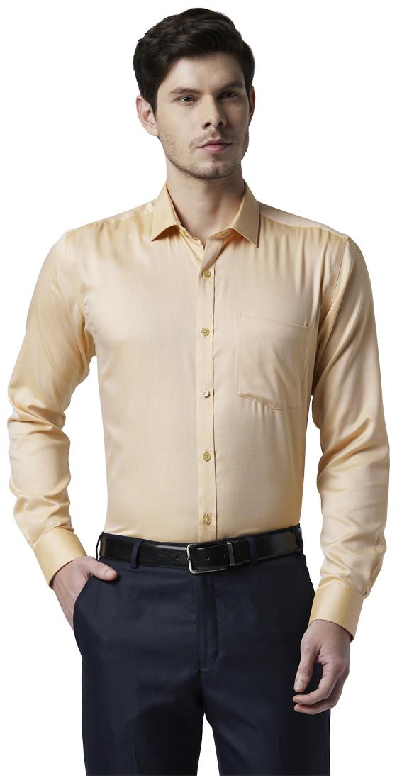 

Park Avenue Men Slim fit Formal Shirt - Yellow