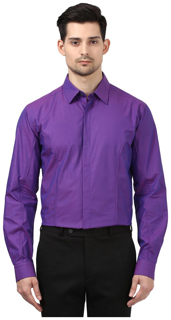 

Park Avenue Men Slim fit Formal Shirt - Purple