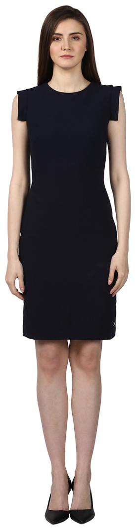 

Park Avenue Black Solid Fit flare dress