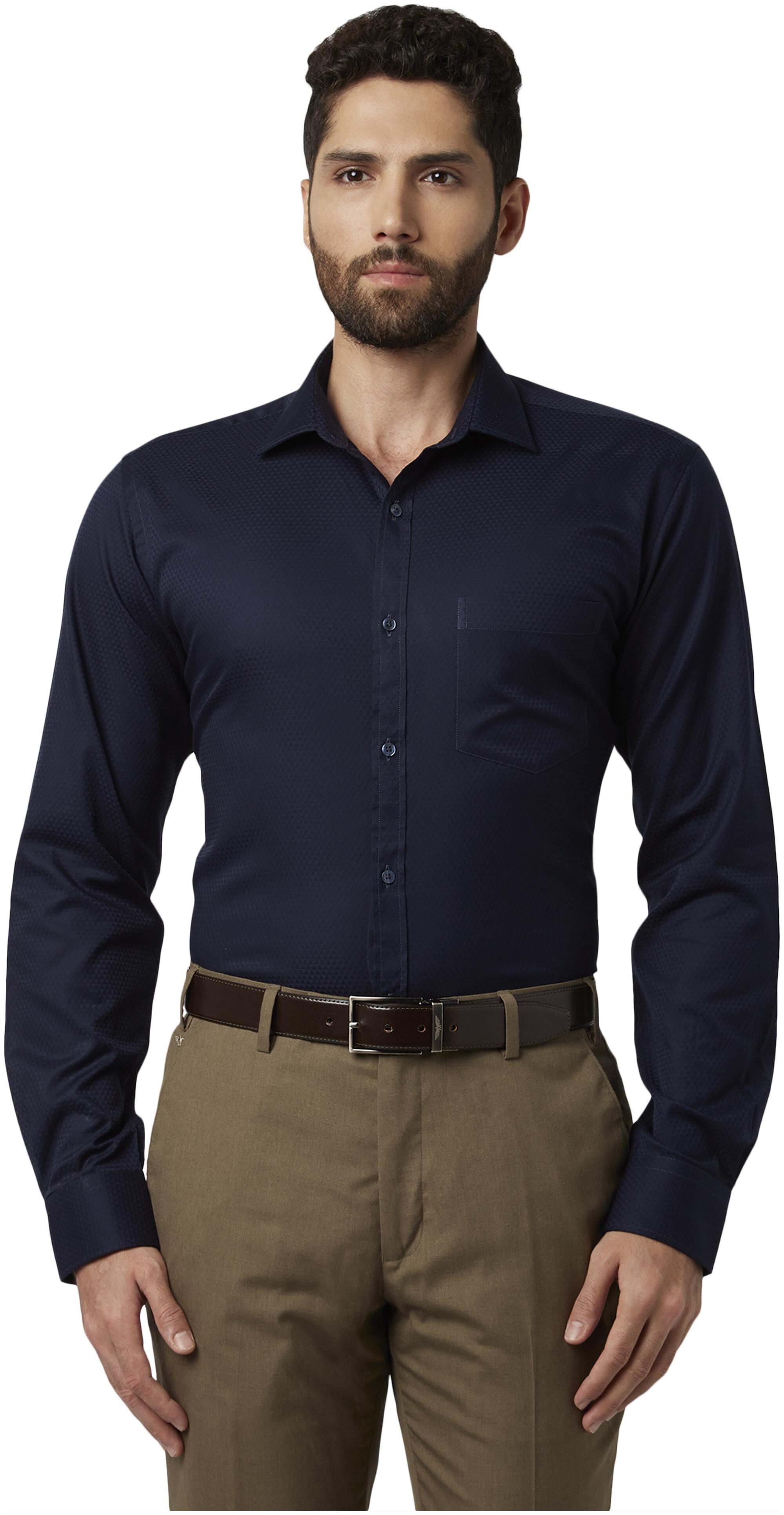 

Park Avenue Men Slim fit Formal Shirt - Blue