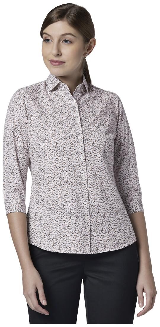 

Park Avenue Women Beige Printed Regular Fit Shirt