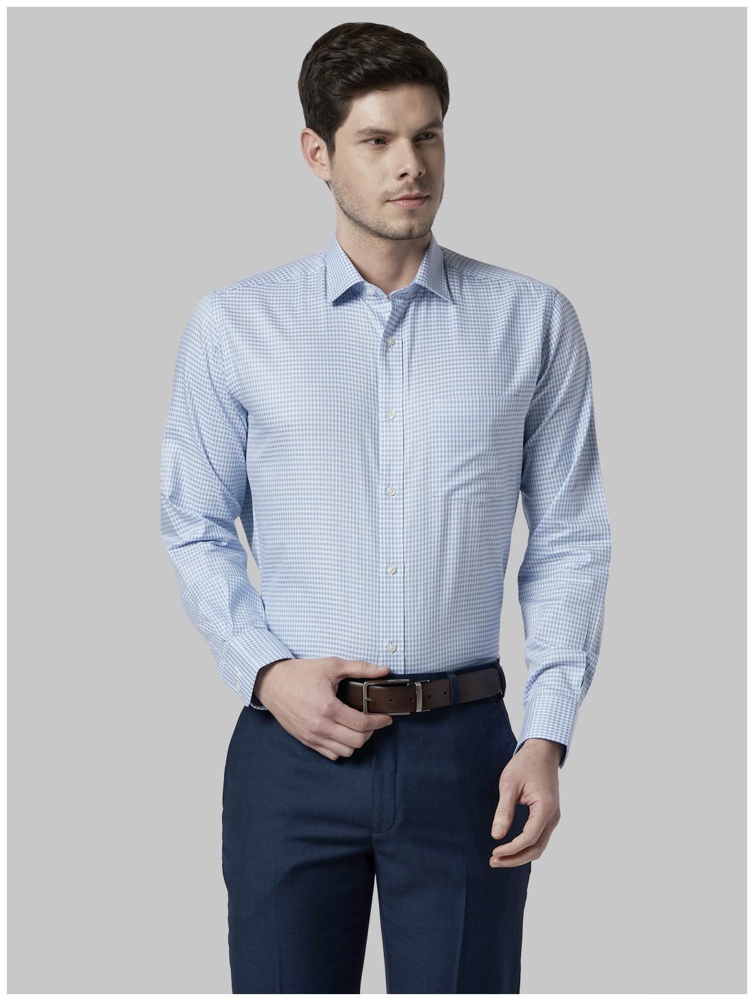 

Park Avenue Men Regular fit Formal Shirt - Blue