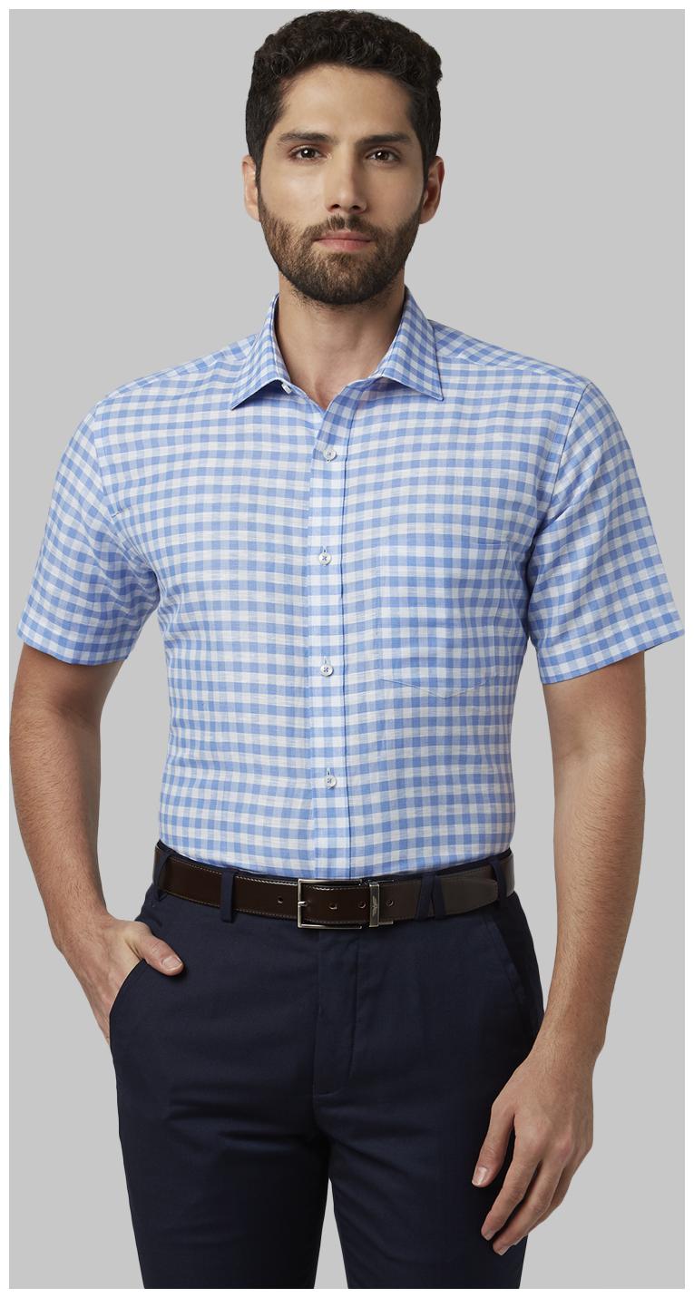 

Park Avenue Men Regular fit Formal Shirt - Blue