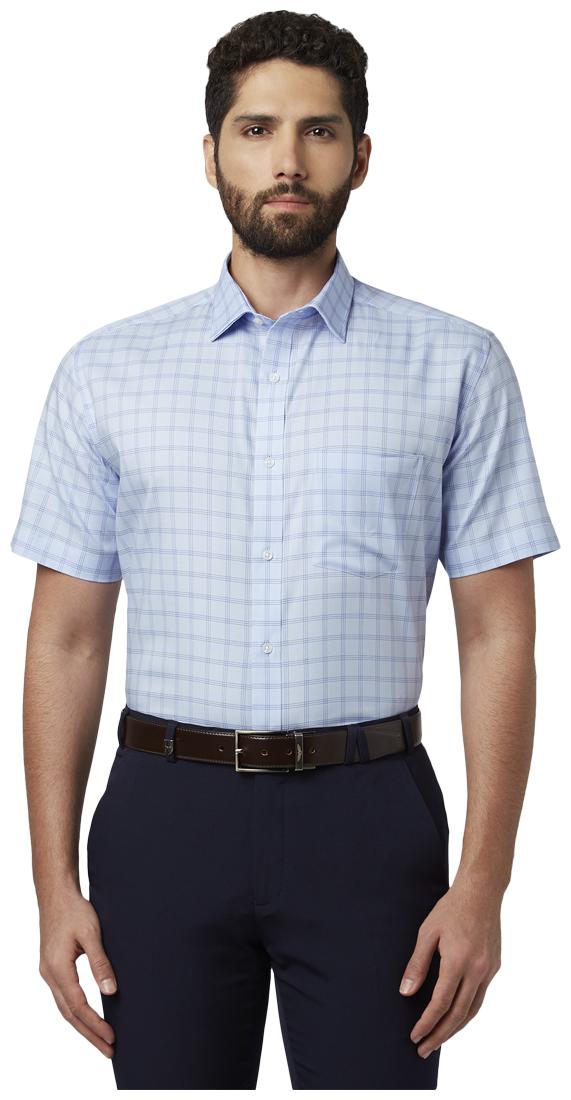 

Park Avenue Men Regular fit Formal Shirt - Blue