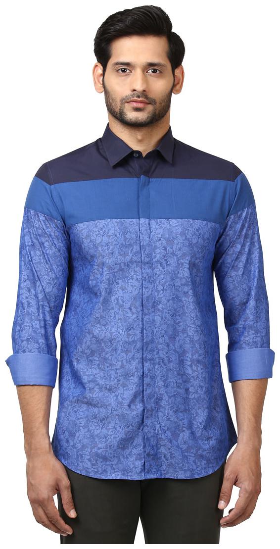 

Park Avenue Men Slim fit Formal Shirt - Blue
