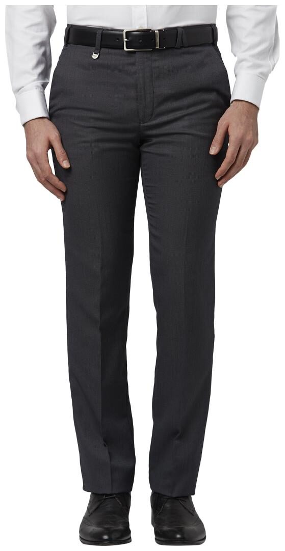 

Park Avenue Men Solid Slim Fit Formal Trouser - Grey