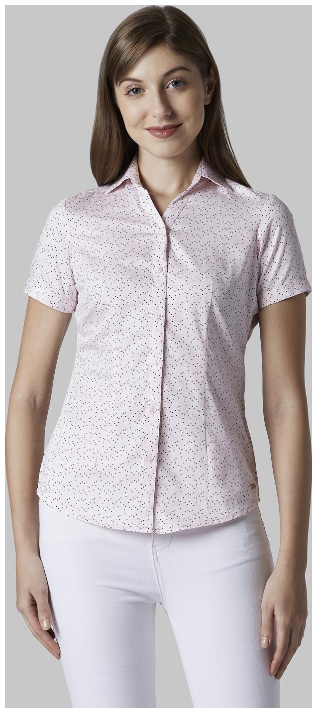 

Park Avenue Women Pink Printed Regular Fit Shirt
