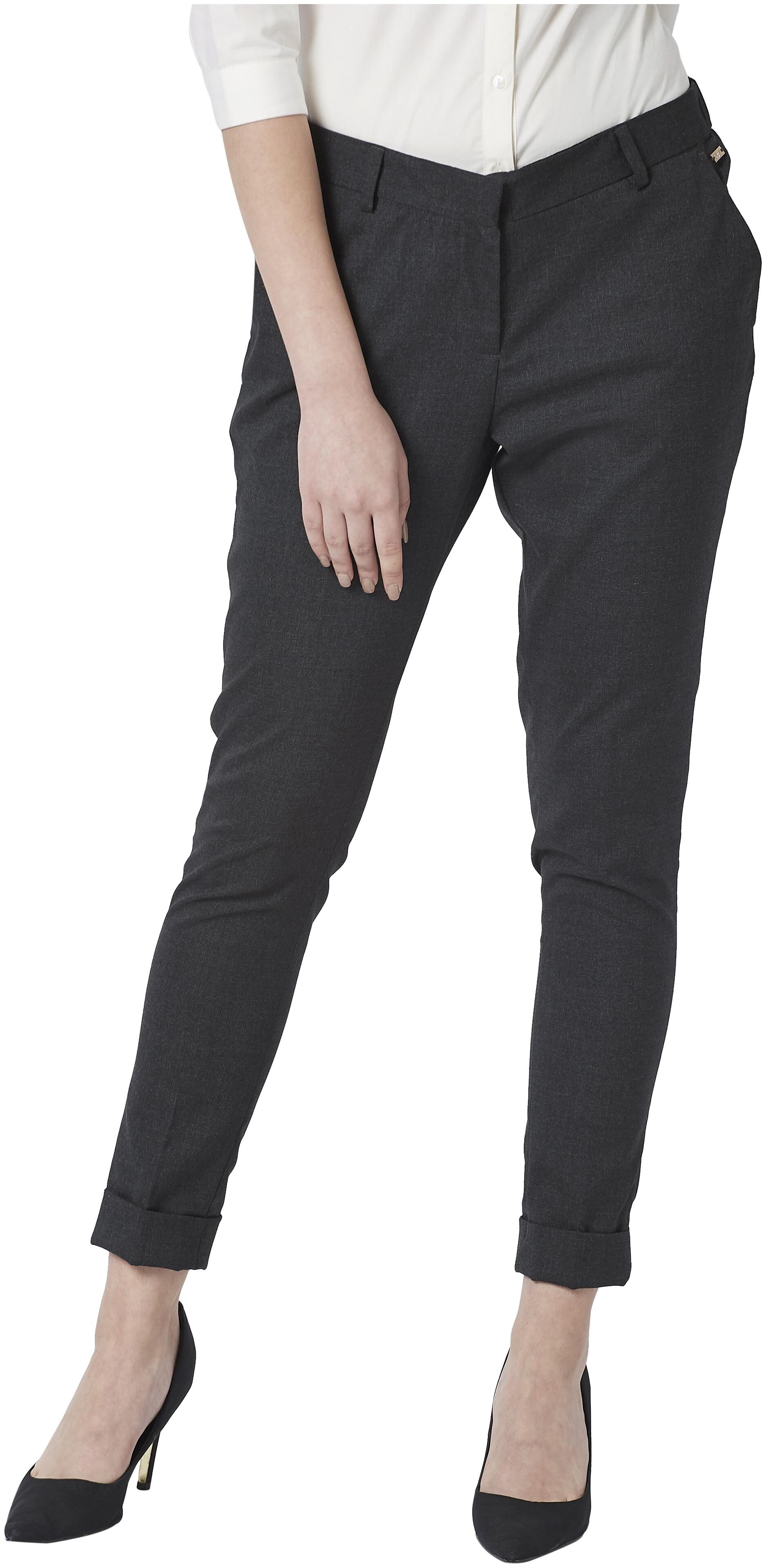 

Park Avenue Women Grey Tapered fit Regular trousers