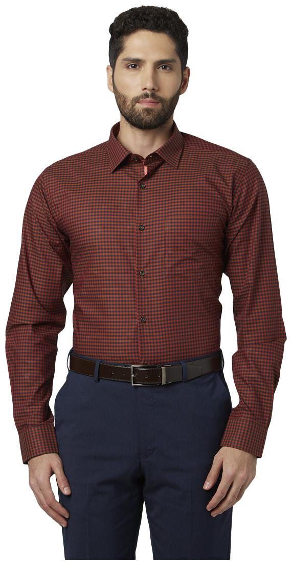 

Park Avenue Men Slim fit Formal Shirt - Orange