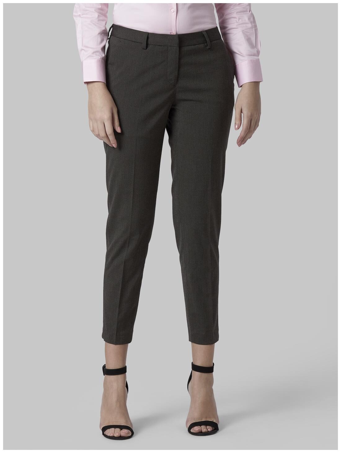 

Park Avenue Women Brown Regular fit Regular trousers