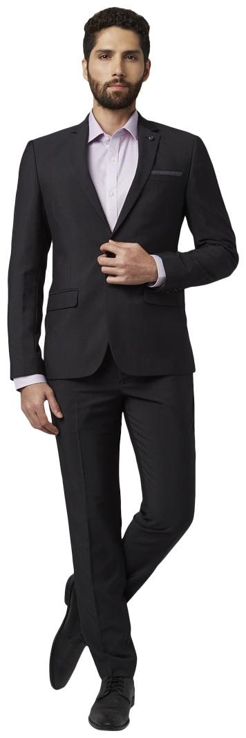 

Park Avenue Men Black Suits Rayon