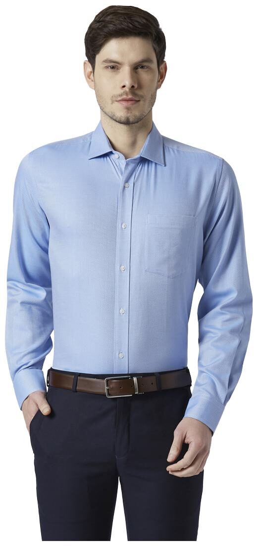 

Park Avenue Men Regular fit Formal Shirt - Blue