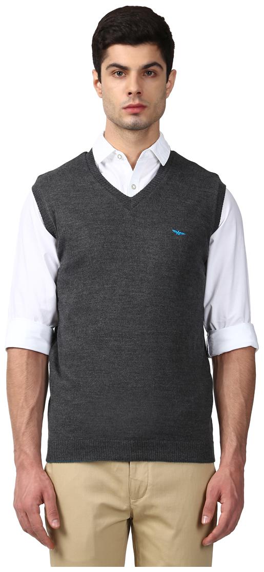 

Park Avenue Grey Regular Fit Sweater