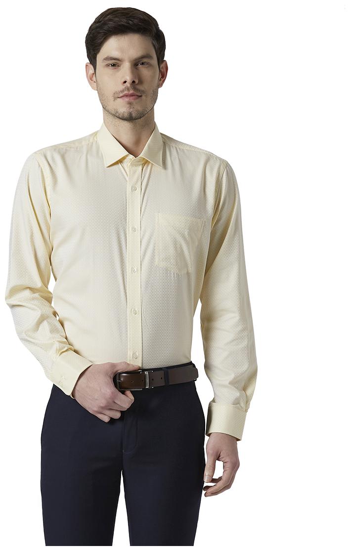

Park Avenue Men Regular fit Formal Shirt - Yellow