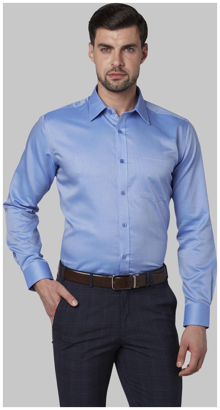 

Park Avenue Men Regular fit Formal Shirt - Blue