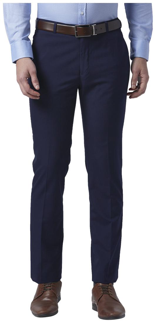 

Park Avenue Men Solid Slim Fit Formal Trouser - Blue
