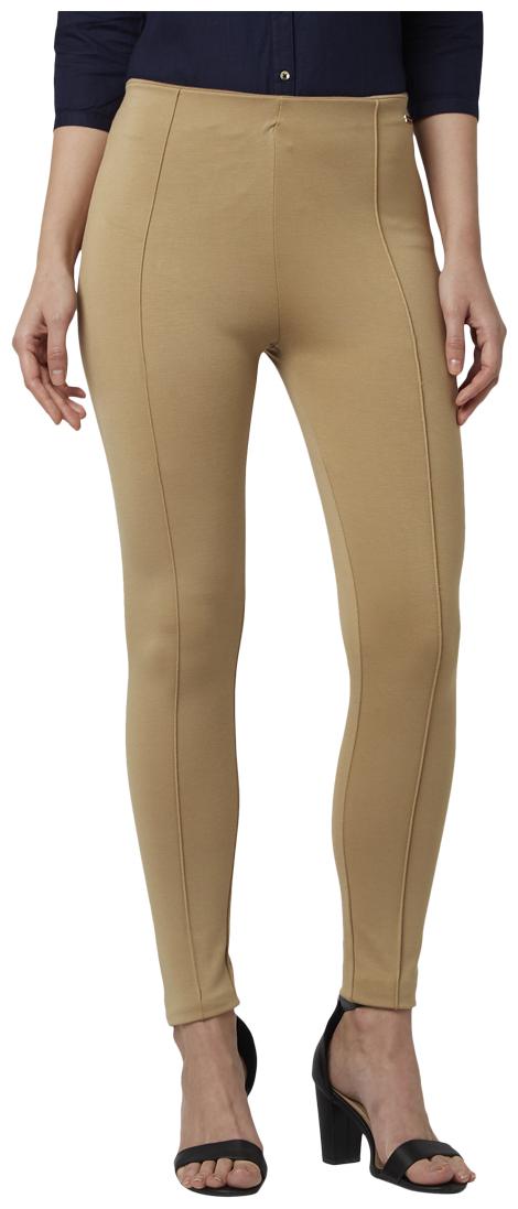 

Park Avenue Women Beige Slim fit Regular trousers