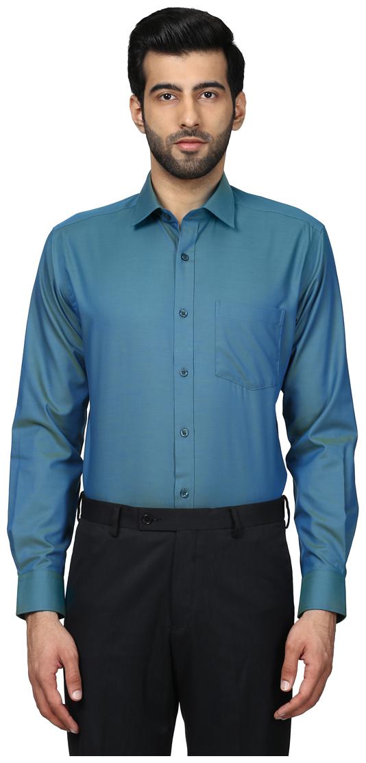 

Park Avenue Men Regular fit Formal Shirt - Blue