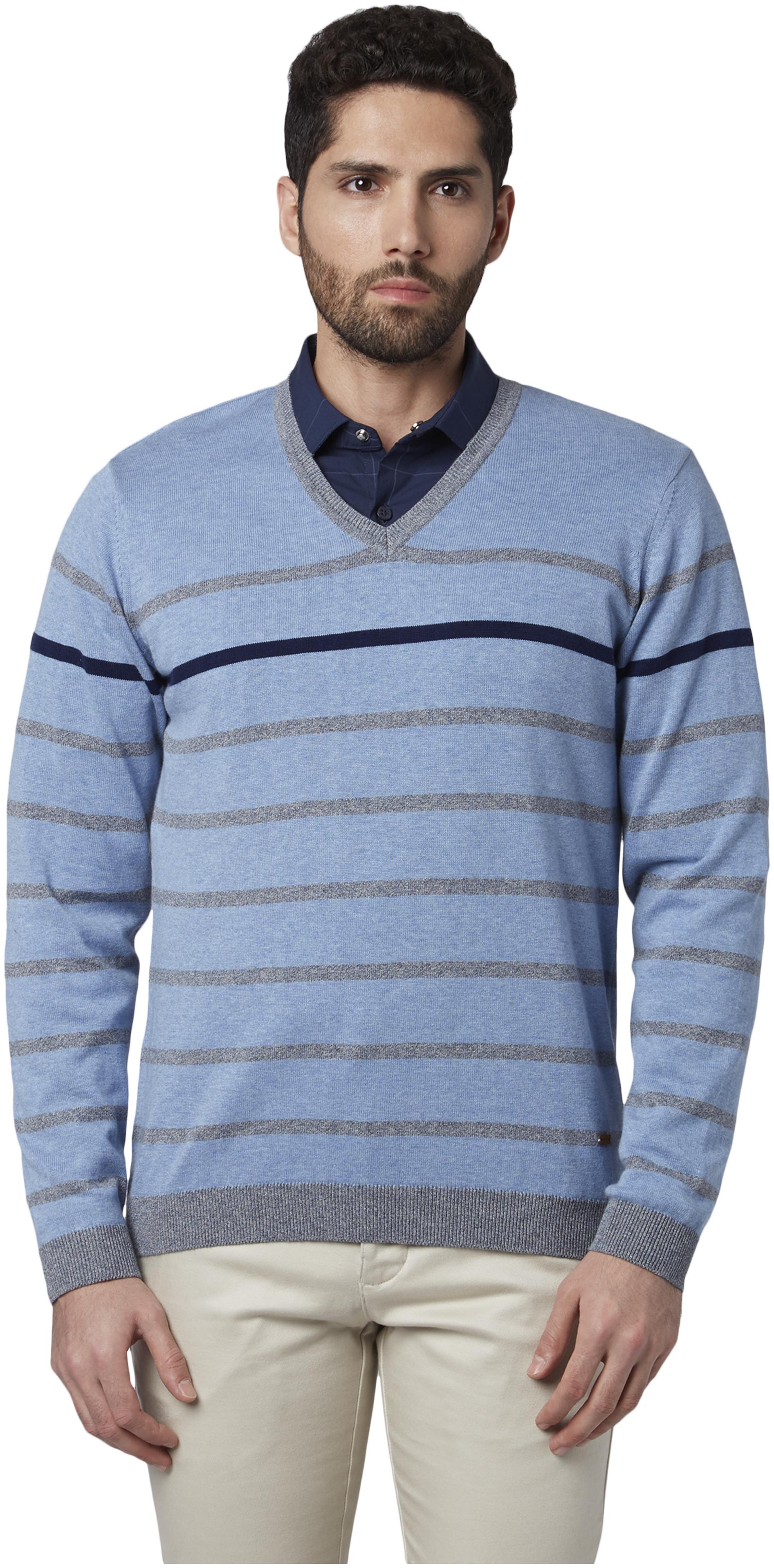 

Park Avenue Men Cotton Pullover Blue color