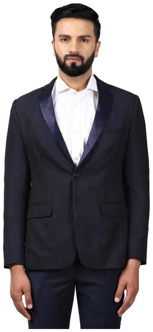 

Park Avenue Dark Blue Super Slim Fit Blazer