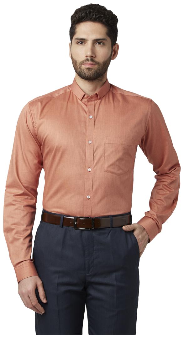 

Park Avenue Men Slim fit Formal Shirt - Orange